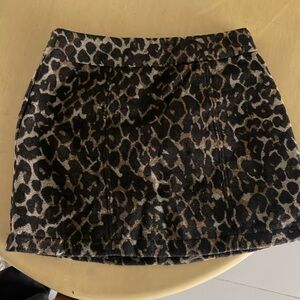 Cheetah Mini Skirt
